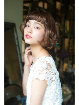 ヘアーパーク マンボ(HAIR PARK MAMBO) 透け感 ルーズヘア ショートボブ【hair park MAMBO 豊田 梅坪】