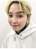 ハイトーンショート/ハンサムショート/前髪パーマ/２０代/３０代