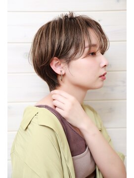 オーシャン(Ocean) [OCEAN Hair&Life藤原純]ハンサムショートグレーベージュ☆