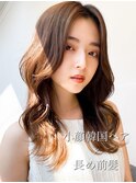 10代20代30代小顔韓国ヘアロング美髪くびレイヤーセンターパート
