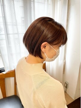 ペイジバイネオリーブ 吉祥寺店(Paige by Neolive) 斜めバング/グレージュカラー/デザインカラー/吉祥寺