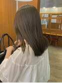 オリーブベージュ/伸ばしかけヘア