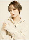 黒髪/グレーベージュ/レイヤーロング/前髪パーマ[新宿駅]