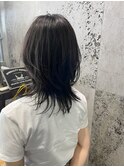 レイヤーウルフカット