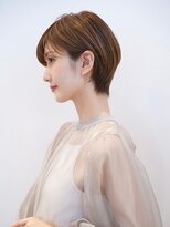 アイスバーグ ウェスト 清澄白河(eyesburg W/est)&nbsp;20代30代大人可愛い小顔ショート前下がりショートハイライト