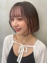 ココ なかもず店(COCO)&nbsp;レイヤーカット/ボブ/髪質改善/チェリーブラウン