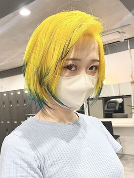 ツキ 横浜店(tuki) インナーカラーケアブリーチイヤリングカラーハイライトレイヤー