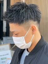 エルマーク 京橋(L-MARK)&nbsp;スパイキーショートザクザクショートアップバングツーブロック