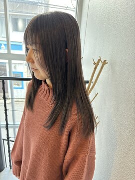 ツイギー 宮西店(TWiGGY) オフブラックからの色抜けスタイル