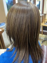 アローズ(arose)&nbsp;ハイライト透け感カラー縮毛矯正