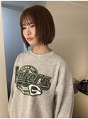 【nanami】顎ラインボブ × レイヤーカット