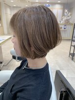 アッシュ 仙川店(Ash)&nbsp;大人ナチュラルボブ前下がりボブストレートボブ30代40代50代60代