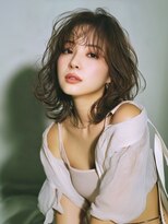 アルトリスト(Altruist Aging×HAIR&SPA) ★ダークアッシュ大人ガーリーボブ着物ミディアムレイヤーカット