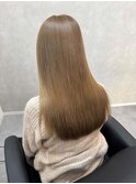 ハイトーン　ベージュ　ダブルカラー