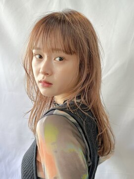 サンクマーケット 渋谷(cinq MARKET) 渋谷ミルクティーベージュハイトーンカラーヘーゼルベージュ30代