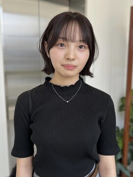 ソピ バイ インビテーション(sopi by invitation) くびれボブ/外ハネボブ/小顔カット/ラベンダーカラー/*