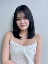 エアー 青山(AIR) レイヤーカット髪質改善ブリーチなしカラー透明感カラー