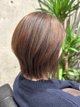 柔らかナチュラル縮毛矯正♪