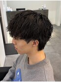 MEN’S HAIR/波巻ツイストスパイラル/シャドウパーマ/伊勢崎