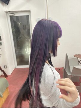 フィン(fin,) fin,/くびれヘア/似合わせカット/デザインカラー/ツートンカラー