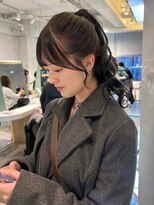 コルプラス(col +plus)&nbsp;オリーブグレージュ/流れる顔周り