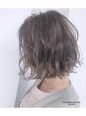 アッシュ☆デジタルパーマ☆大人かわいいボブ