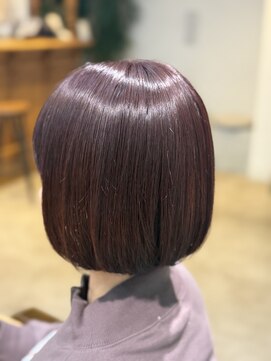 アトリエ リブコ(atelier L.I.B.Co) ミニボブピンクブラウン