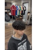 波巻きシャドウパーマ