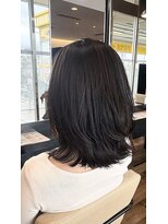 スタイル 皆実店(STYLE) ミディアムレイヤー×オリーブグレージュ