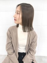 ハイク(Hike)&nbsp;【Hike/大分駅/金池】切りっぱなしボブオリーブ髪質改善縮毛矯正