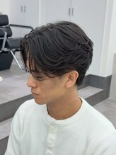 エース 岐阜店(Ace)&nbsp;岐阜メンズ｜フェザーパーマ×センターパートショート