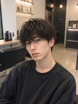 MEN's Baguz MEN'Sカット/ MEN'Sパーマ/ MEN'Sカラー 柔らか束感メンズマッシュウェーブ