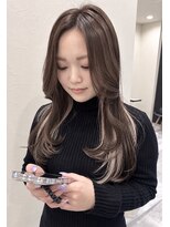 リオリス ヘア サロン(Rioris hair salon) ハイレイヤー/顔まわりレイヤー/グレージュロング