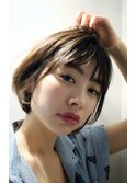 ストレート ショートボブ☆銀座美容室
