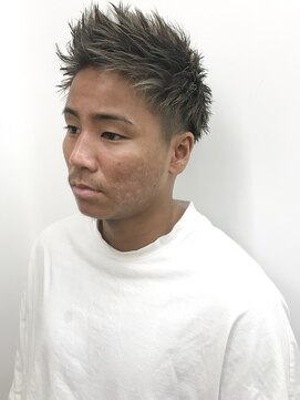 キューズ クラブ(cuz KLUB) 【cuzKLUB】ツーブロックショート×ハイライト