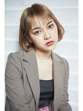 ラレイ(Lalei) 【Lalei】ハイトーンショートボブ　辻幸奈　表参道