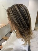 バレイヤージュハイライト 大人のハイライト YACHI