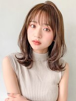 キリ 表参道(kyli) モテ髪大人可愛い外ハネボブペールベージュセクションカラー＊