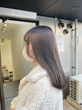 ネイヴィル(navile) 酸性ストレート グレージュ