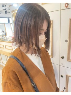 アルクバイネオリーブ 荻窪店(arc by neolive) 切りっぱなしの外ハネボブ