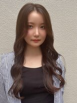 ロンド ストラーダ 心斎橋(Lond strada)&nbsp;韓国前髪顔周りロング×インナーグレージュ[心斎橋/髪質改善]