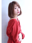 ワンカールボブ　艶ブラウン