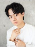 メンズセンターパート×ニュアンスパーマ×韓国マッシュ