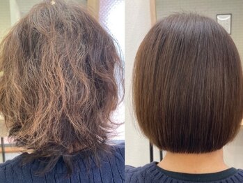 エルプラスヘアー(L+hair)の写真/『髪質改善トリートメントで髪を内部から復元』