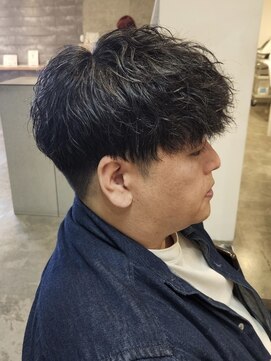 ニアウ 太田店(Niau) ツイストスパイラルパーマツイストパーマツーブロック刈り上げ