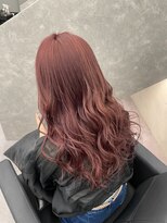 ファイブバイジエクト 堀江(FIVE by The Ect)&nbsp;ブリーチなしダブルカラー　ブリーチなし　ピンクブラウン