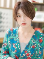 カバーヘアアンドスパ ブリス 浦和(COVER HAIR&SPA bliss)&nbsp;センターパートプレミアムケアカラー大人ボブh3浦和20代30代40代