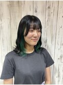 【JLB.MOE】イヤリングカラーグリーン