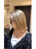 王道人気スタイル ハイトーンボブ!