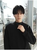 シースルーマッシュ/韓国／ニュアンスパーマ／メンズカット